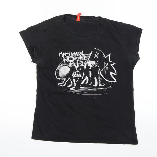 Preworn Womens Black   Basic T-Shirt Size M