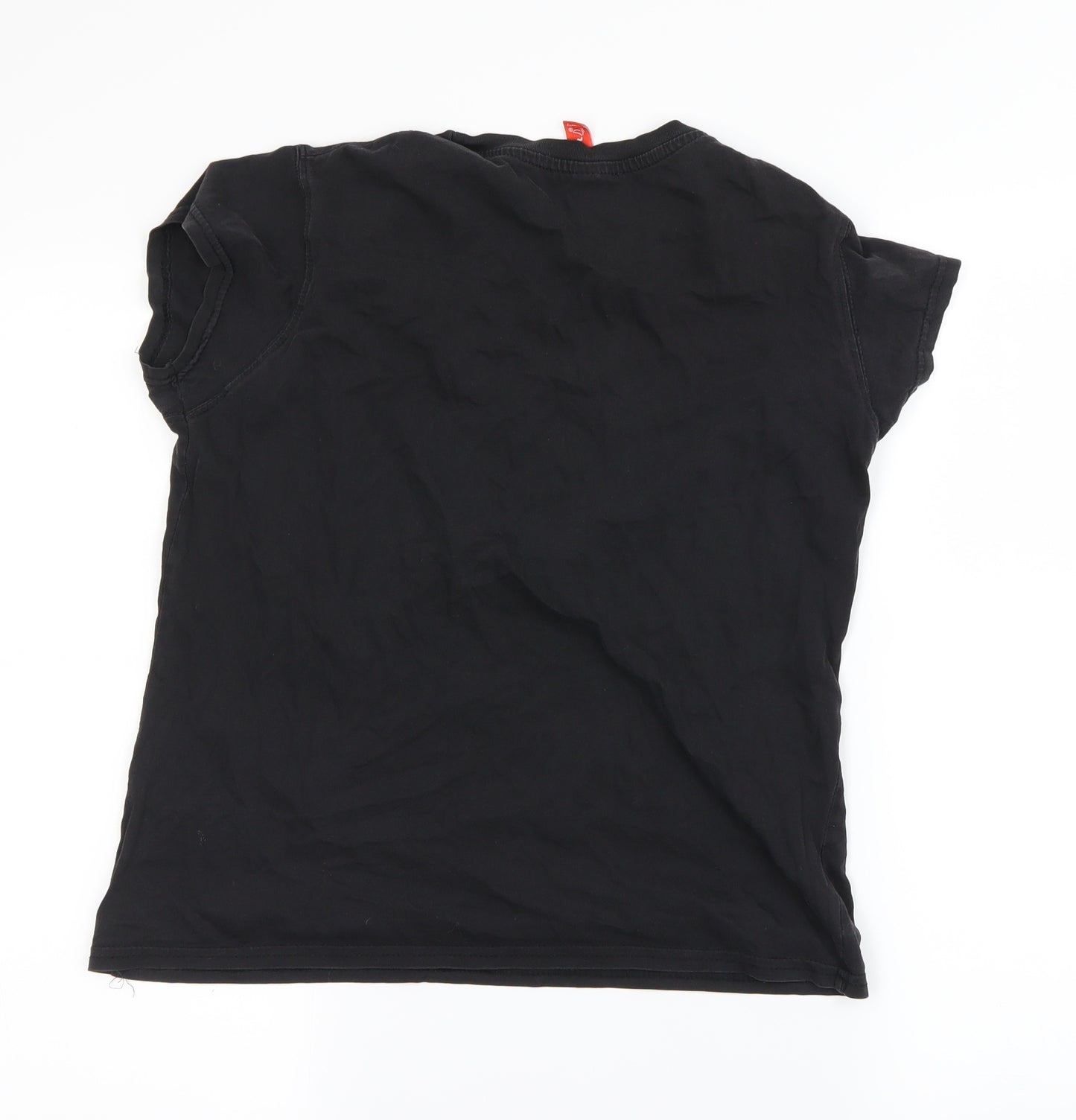 Preworn Womens Black   Basic T-Shirt Size M