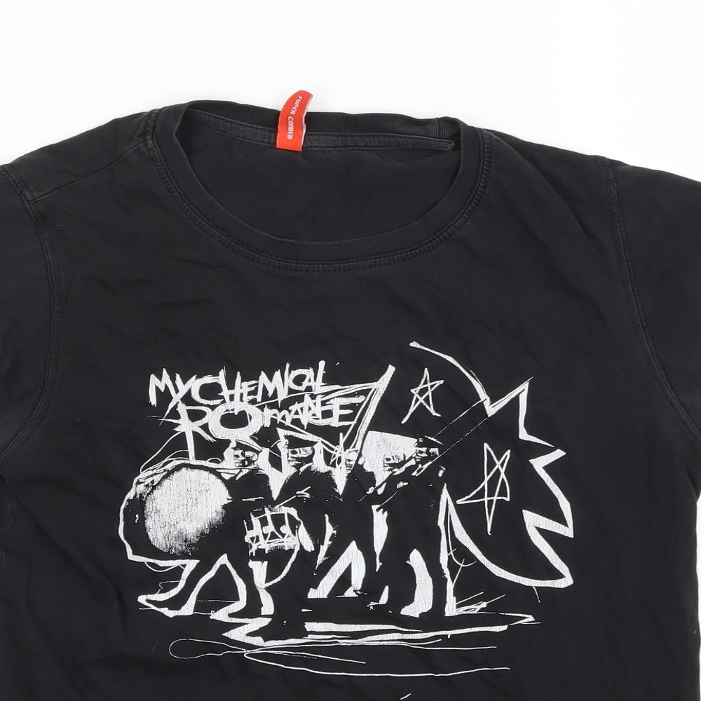 Preworn Womens Black   Basic T-Shirt Size M