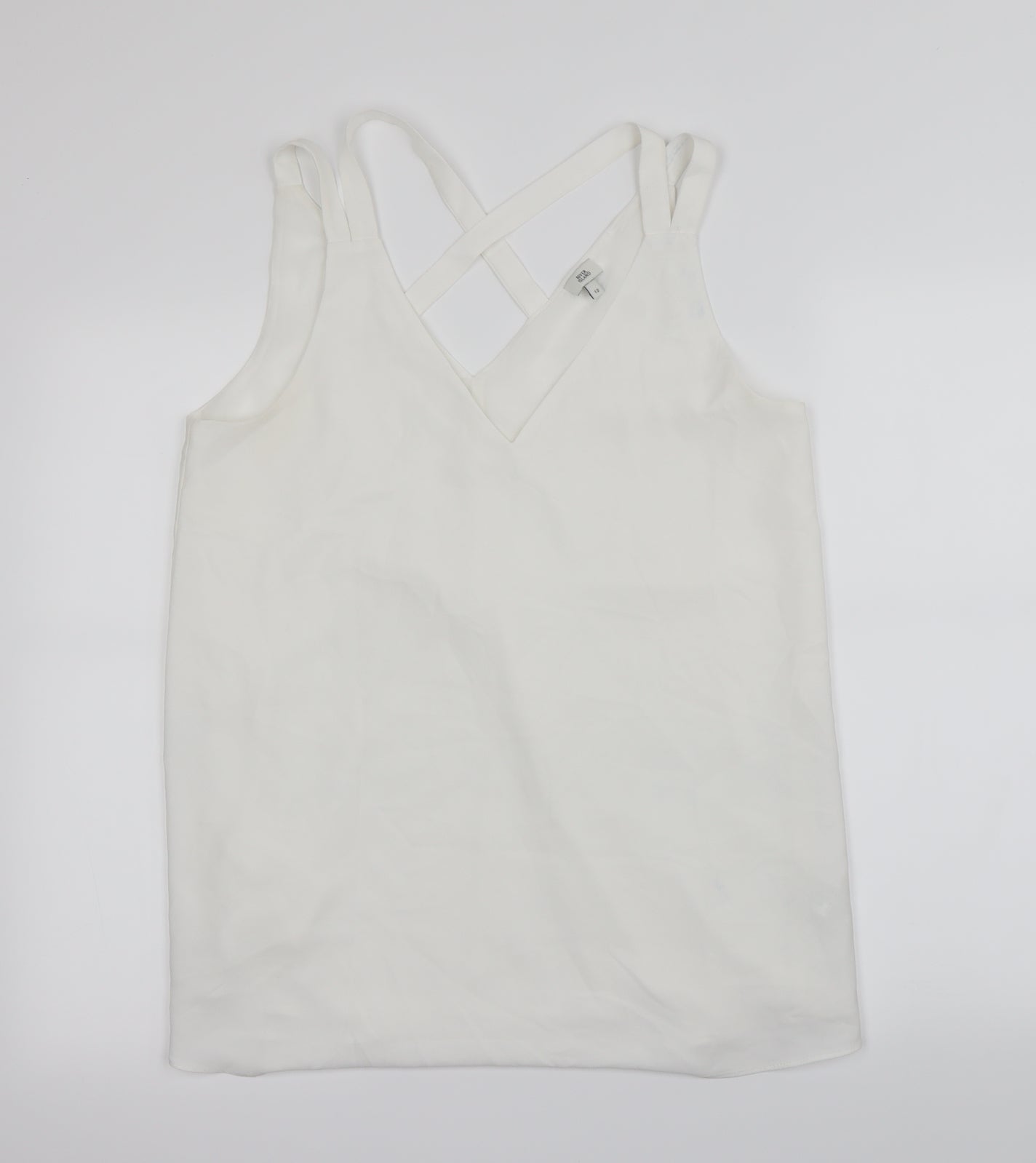 River Island Womens White   Basic Blouse Size 12