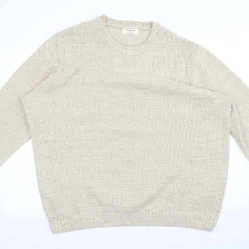 Primark Mens Beige   Pullover Jumper Size 2XL