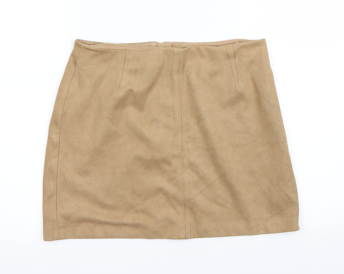 New Look Womens Beige   A-Line Skirt Size 10