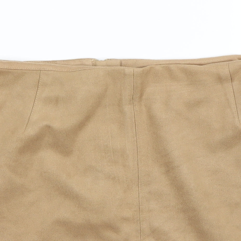 New Look Womens Beige   A-Line Skirt Size 10