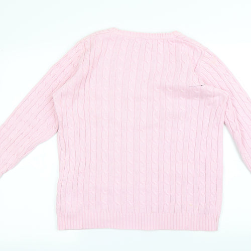 Crew Clothing Womens Pink   Pullover Jumper Size M