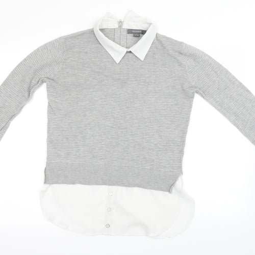 Primark Womens Grey   Pullover Jumper Size S