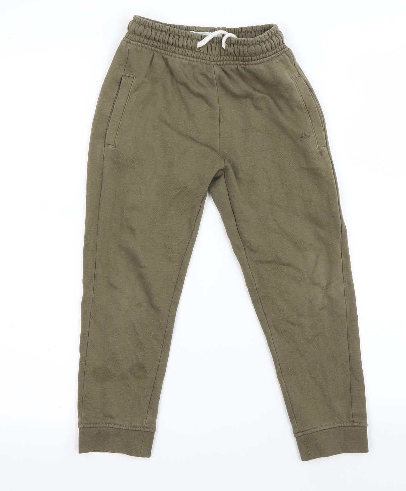 Preworn Boys Green   Jogger Trousers Size 5 Years