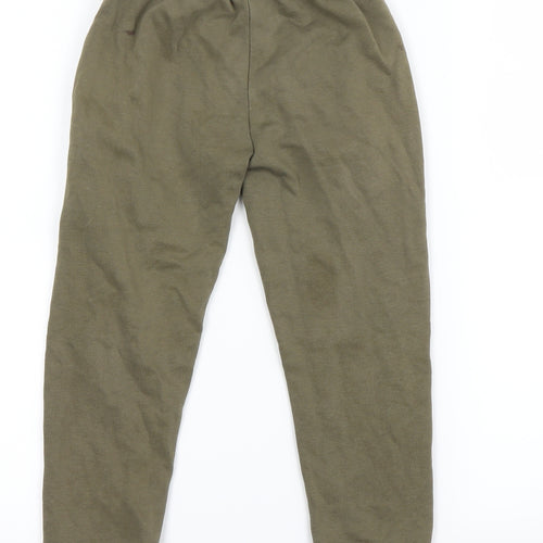 Preworn Boys Green   Jogger Trousers Size 5 Years