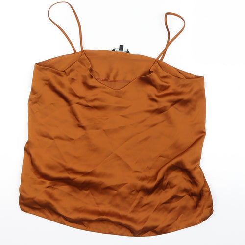New Look  Womens Brown   Basic Blouse Size 14