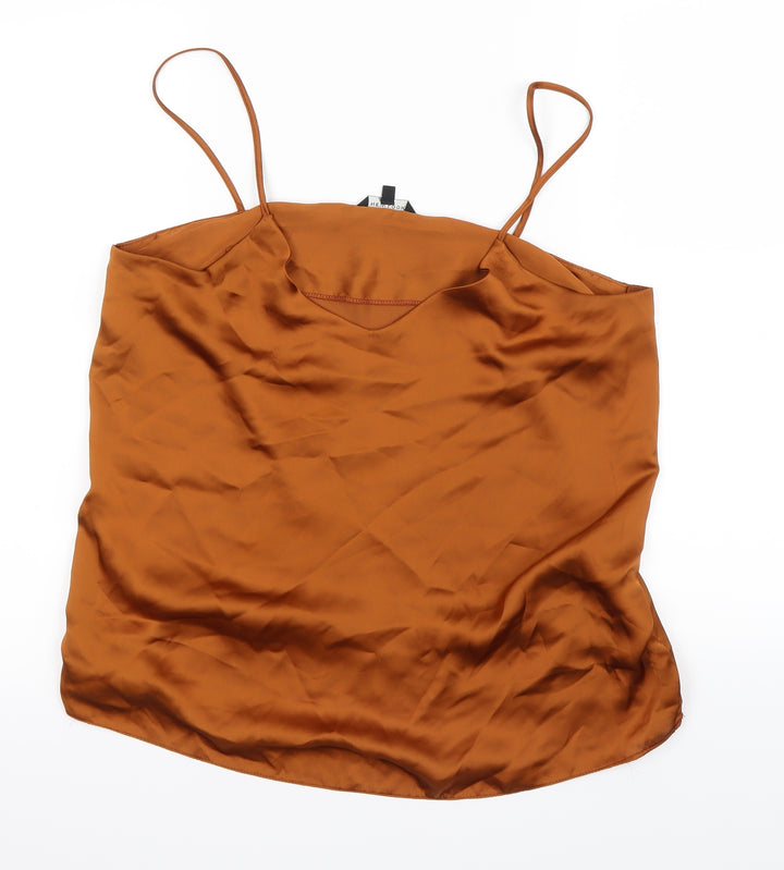 New Look  Womens Brown   Basic Blouse Size 14