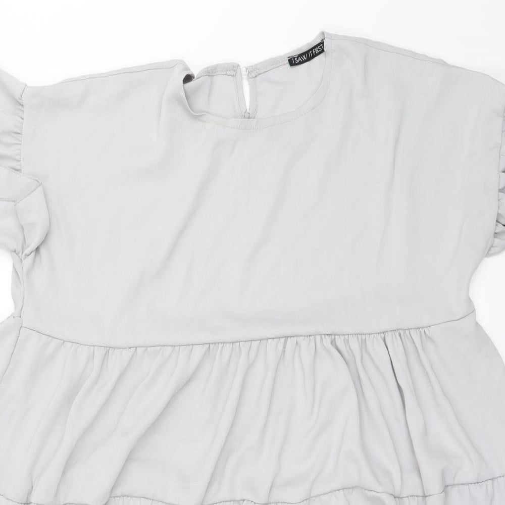 I SAW IT FIRST Womens Grey   A-Line  Size 10