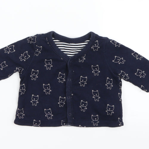 Preworn  Blue   Basic Button-Up Size 0-3 Months