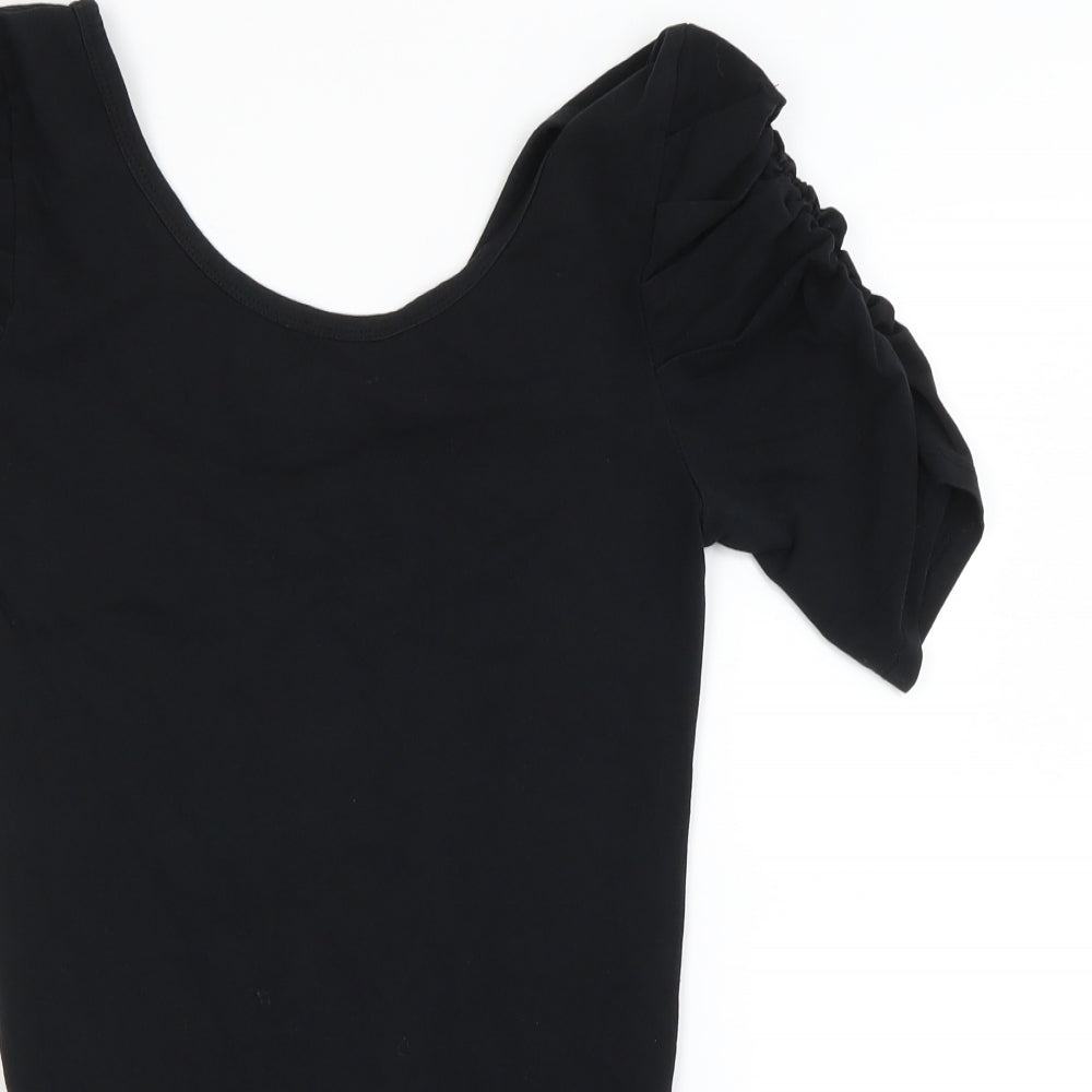 Preworn Womens Black   Bodysuit One-Piece Size 12