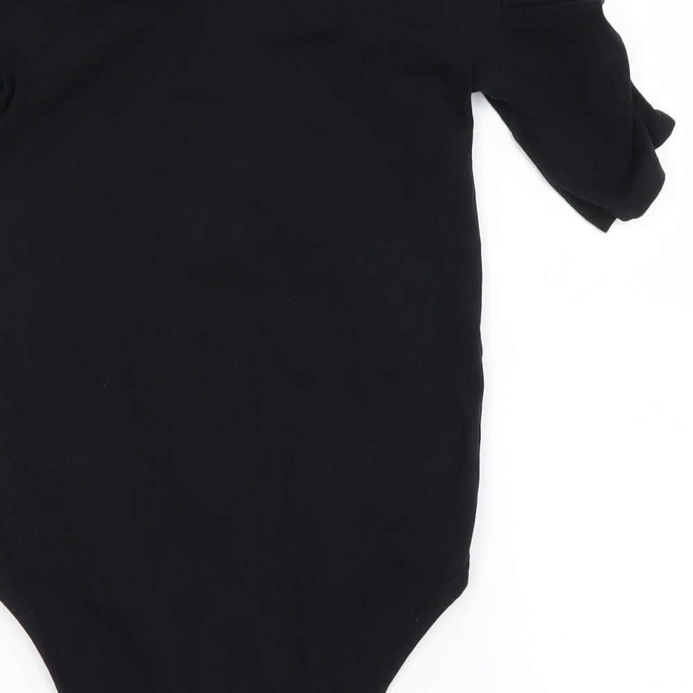 Preworn Womens Black   Bodysuit One-Piece Size 12