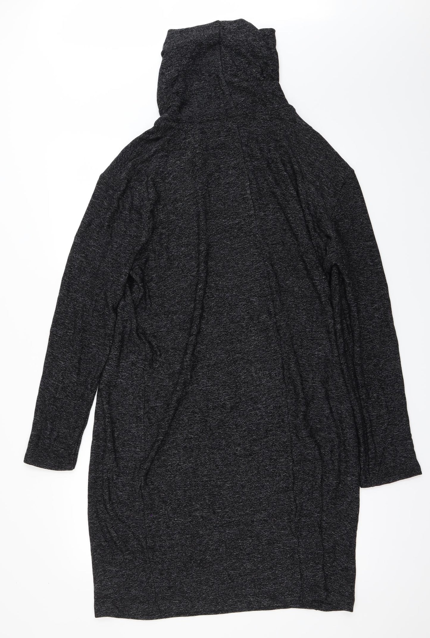 Wallis Womens Black   T-Shirt Dress  Size 14