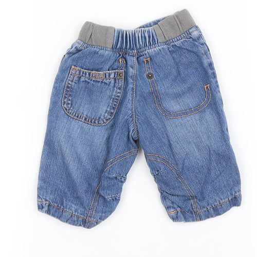 Preworn Boys Blue   Trousers Outfit/Set Size 0-3 Months