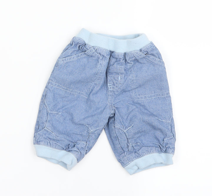Preworn Boys Blue   Trousers Outfit/Set Size 0-3 Months