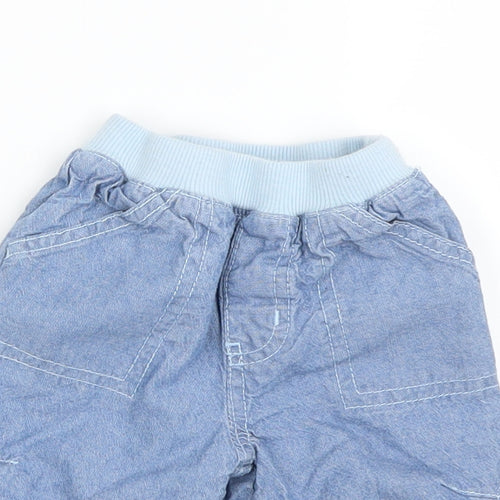 Preworn Boys Blue   Trousers Outfit/Set Size 0-3 Months