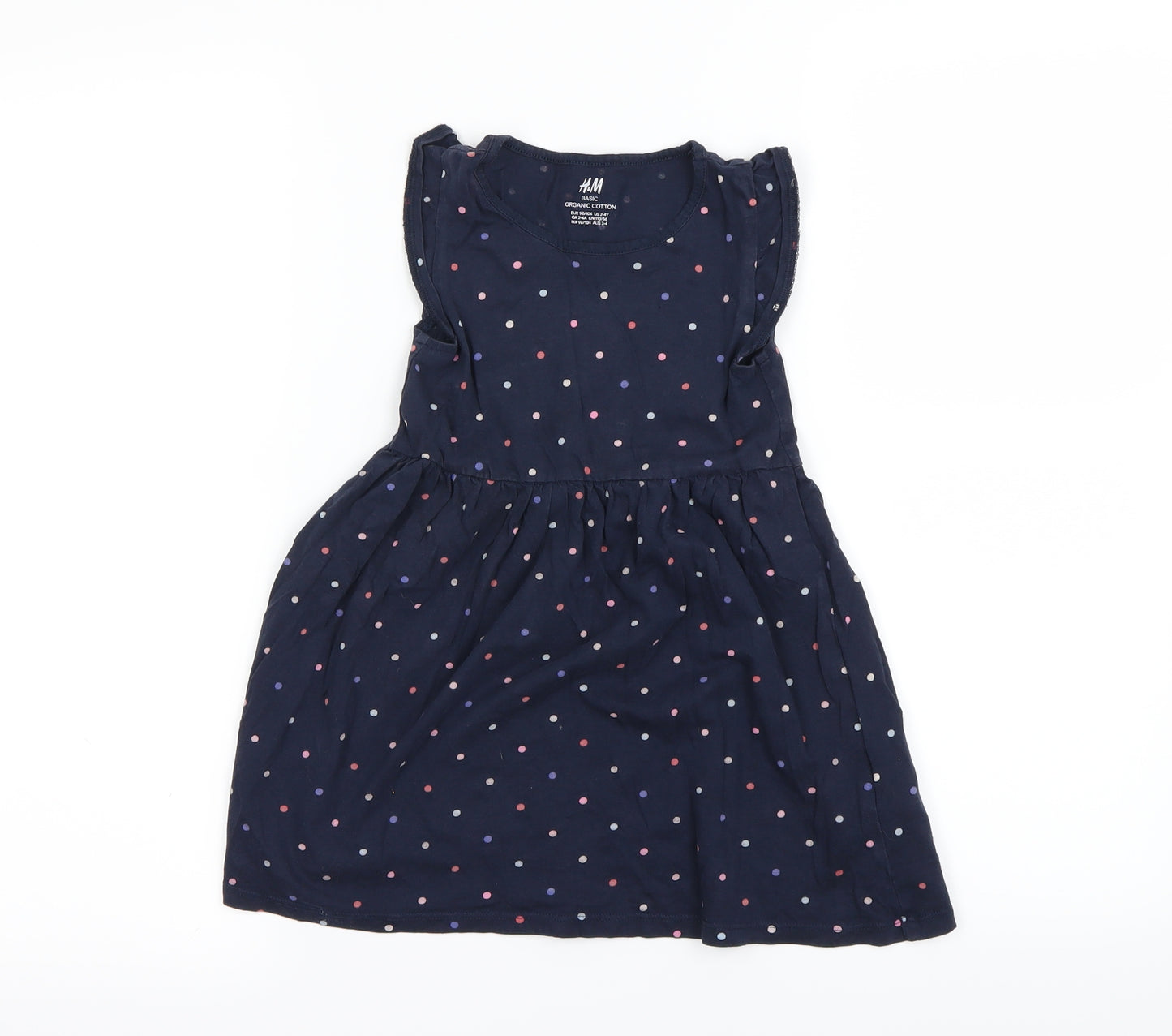 H&M Girls Blue   A-Line  Size 4-5 Years
