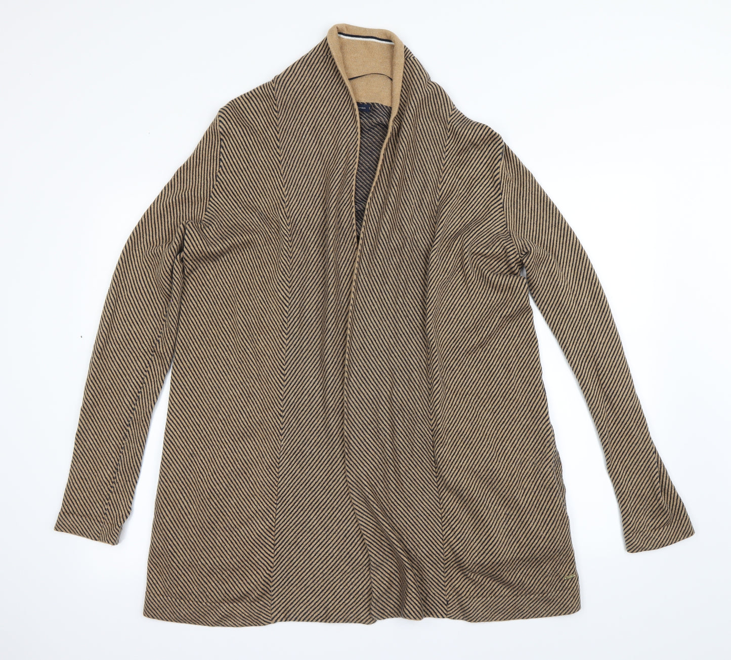 Tommy Hilfiger Womens Beige   Cardigan Jumper Size M