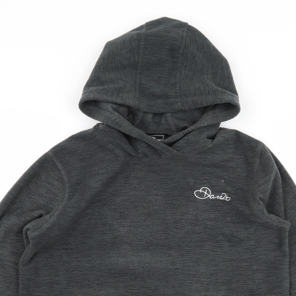 Dare2B Boys Grey  Fleece Pullover Hoodie Size 13 Years