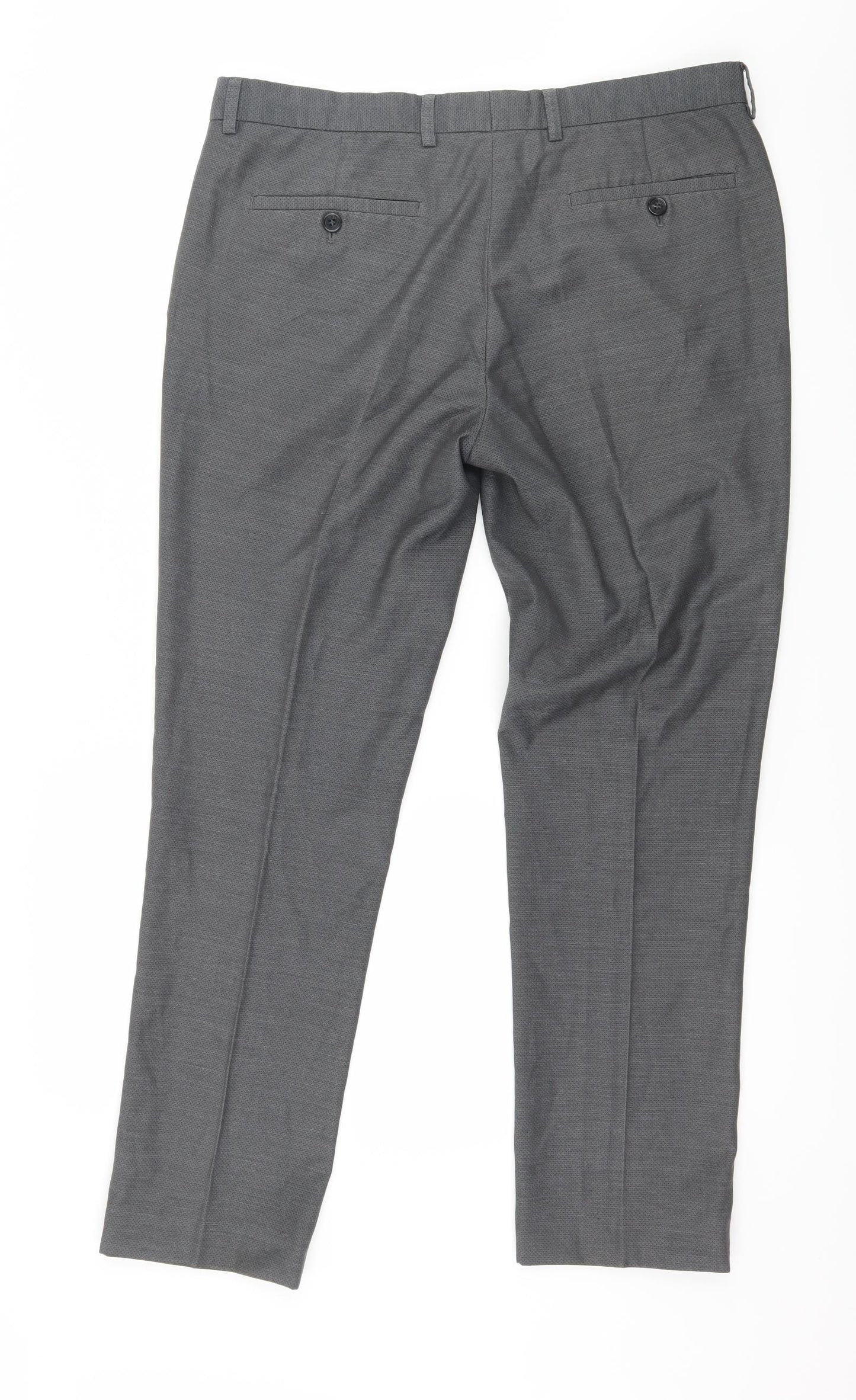 Topman Mens Grey   Trousers  Size 34 in L29 in