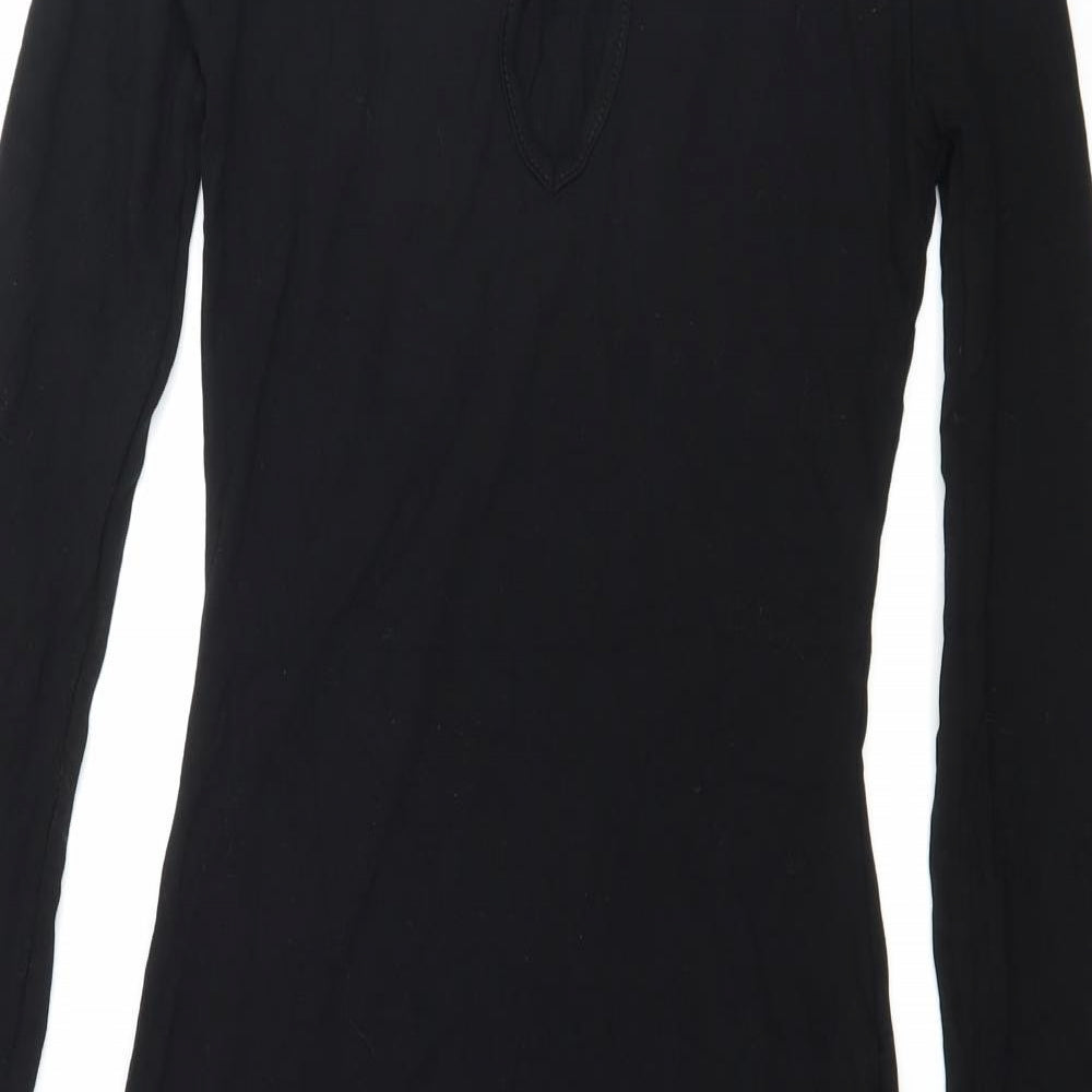I SAW IT FIRST Womens Black  Jersey Bodycon  Size 10
