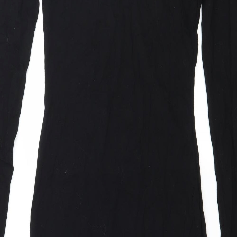 I SAW IT FIRST Womens Black  Jersey Bodycon  Size 10