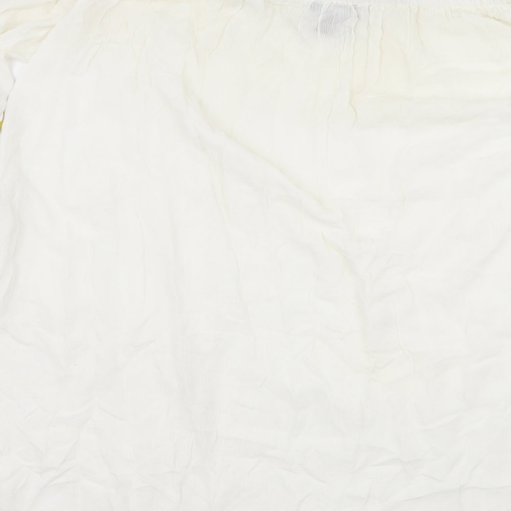 Primark Womens White   Basic Blouse Size L