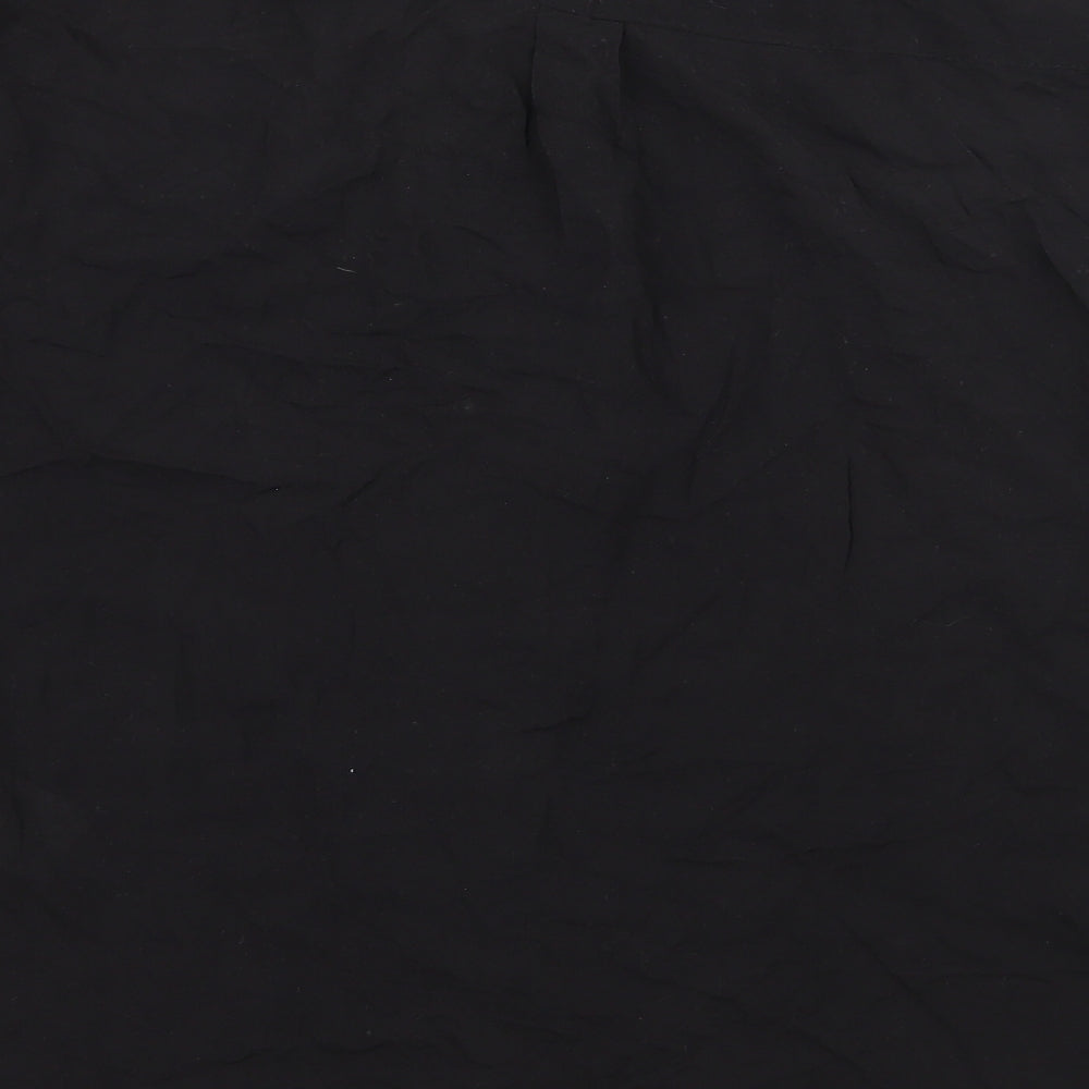 ESMARA Womens Black   Basic Blouse Size 14  - Crochet detail