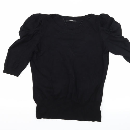 George Womens Black  Knit Pullover Jumper Size 16