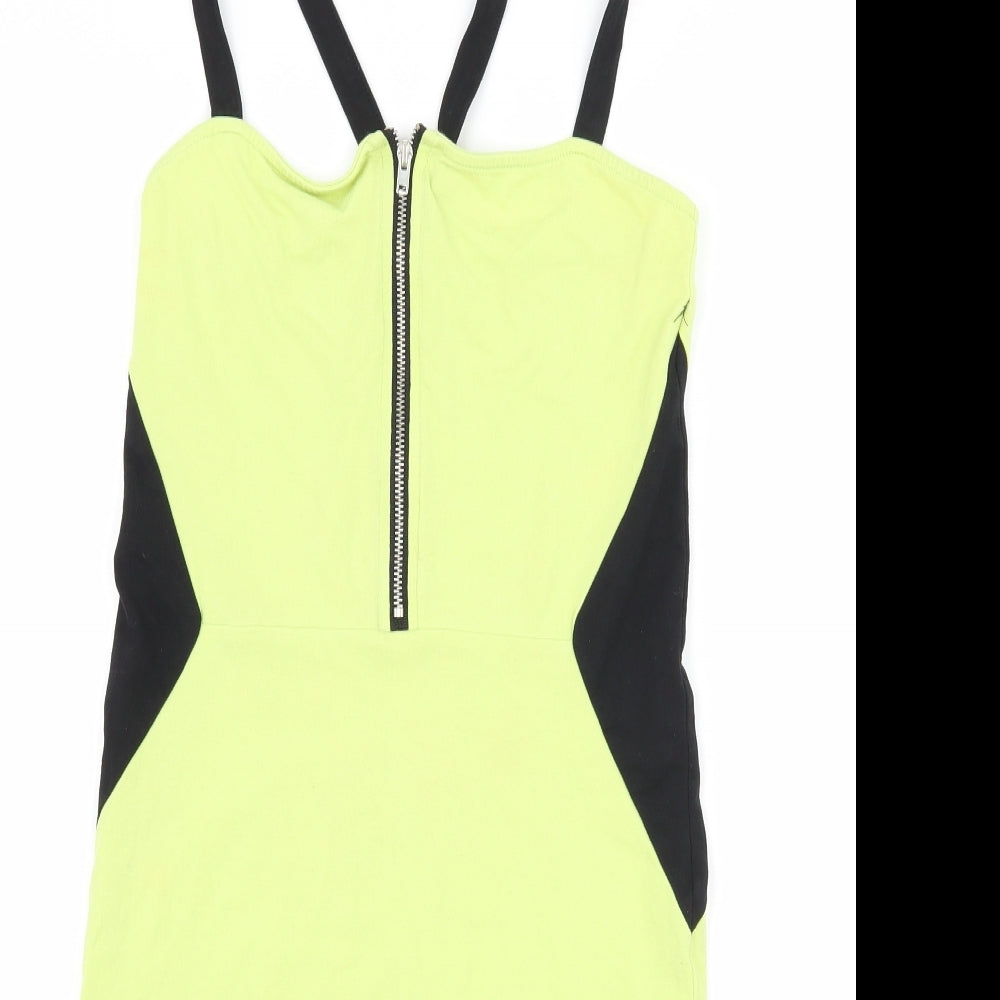Divided by H&M Womens Green  Jersey Bodycon  Size 10