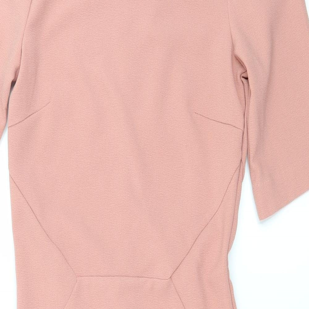 H&M Womens Pink   A-Line  Size 6  - Open back