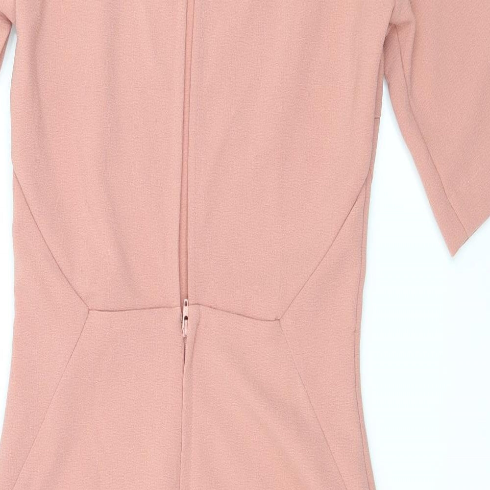 H&M Womens Pink   A-Line  Size 6  - Open back