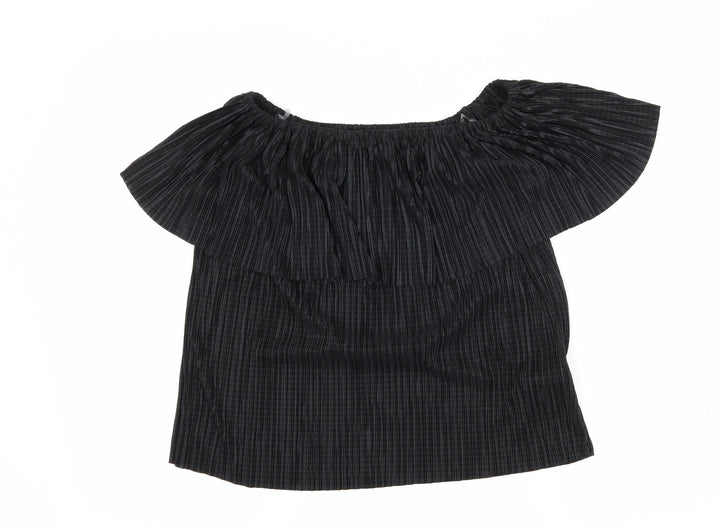 Primark Womens Black Basic Blouse Size 8