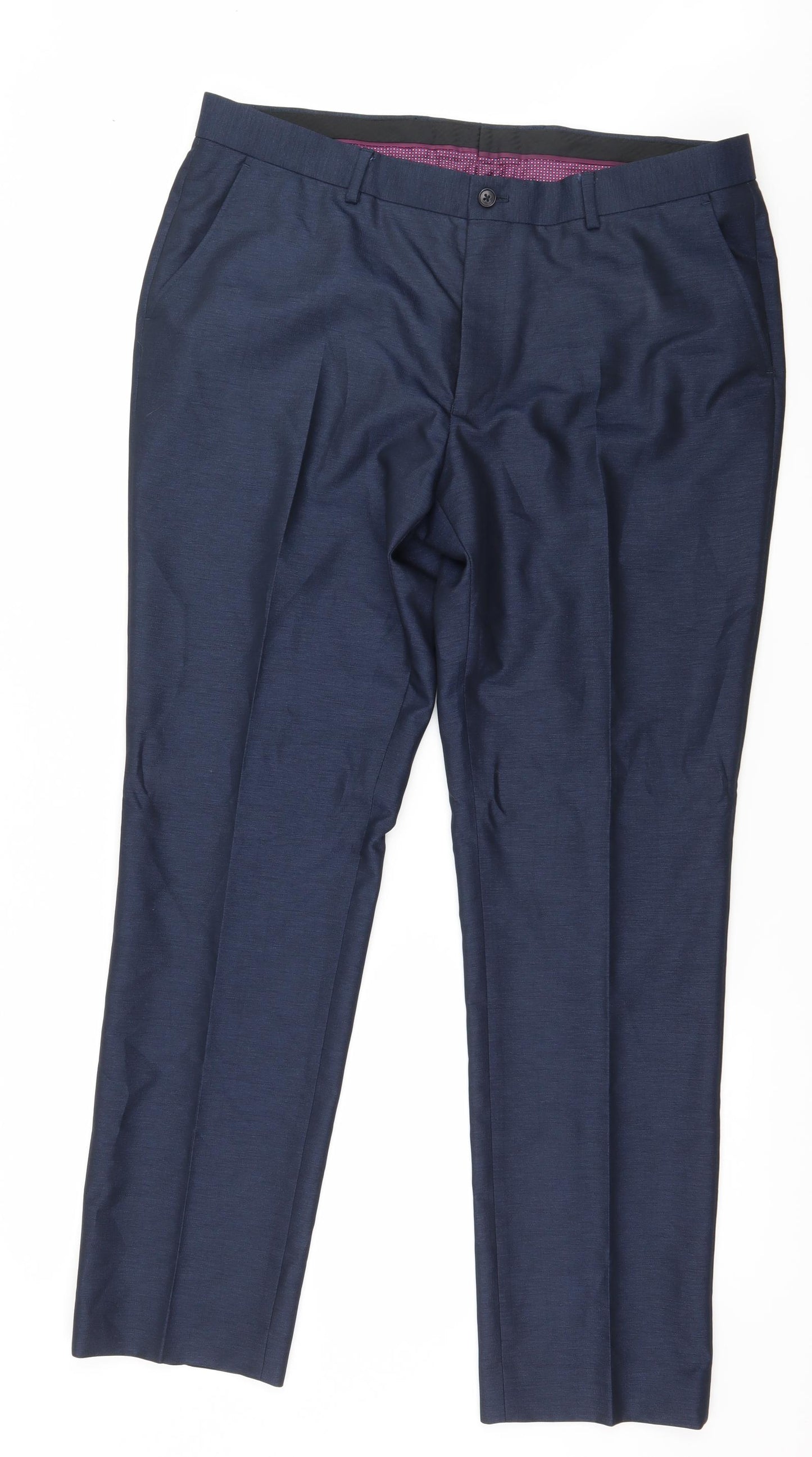 Matalan Mens Blue   Trousers  Size 36 in L31 in