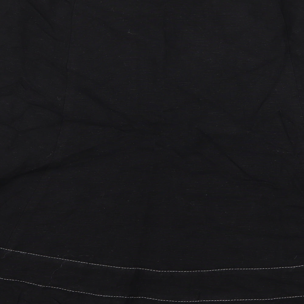 Minuet Womens Black   Flare Skirt Size 18