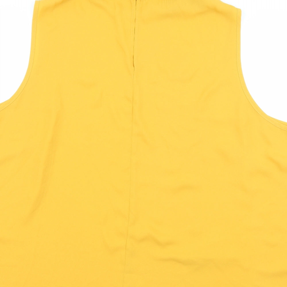 George Womens Yellow   Basic Blouse Size 20