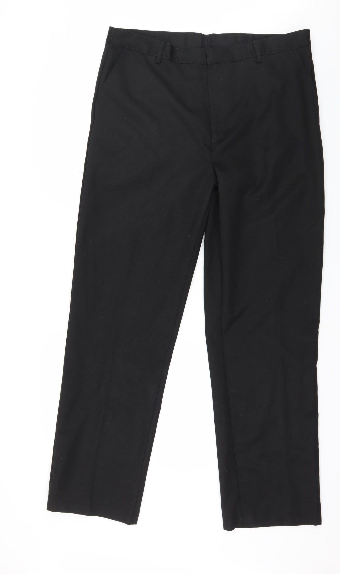 BHS Mens Black   Trousers  Size 36 in L32 in