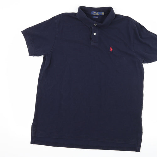 Polo Ralph Lauren Mens Blue  Jersey  Polo Size XL