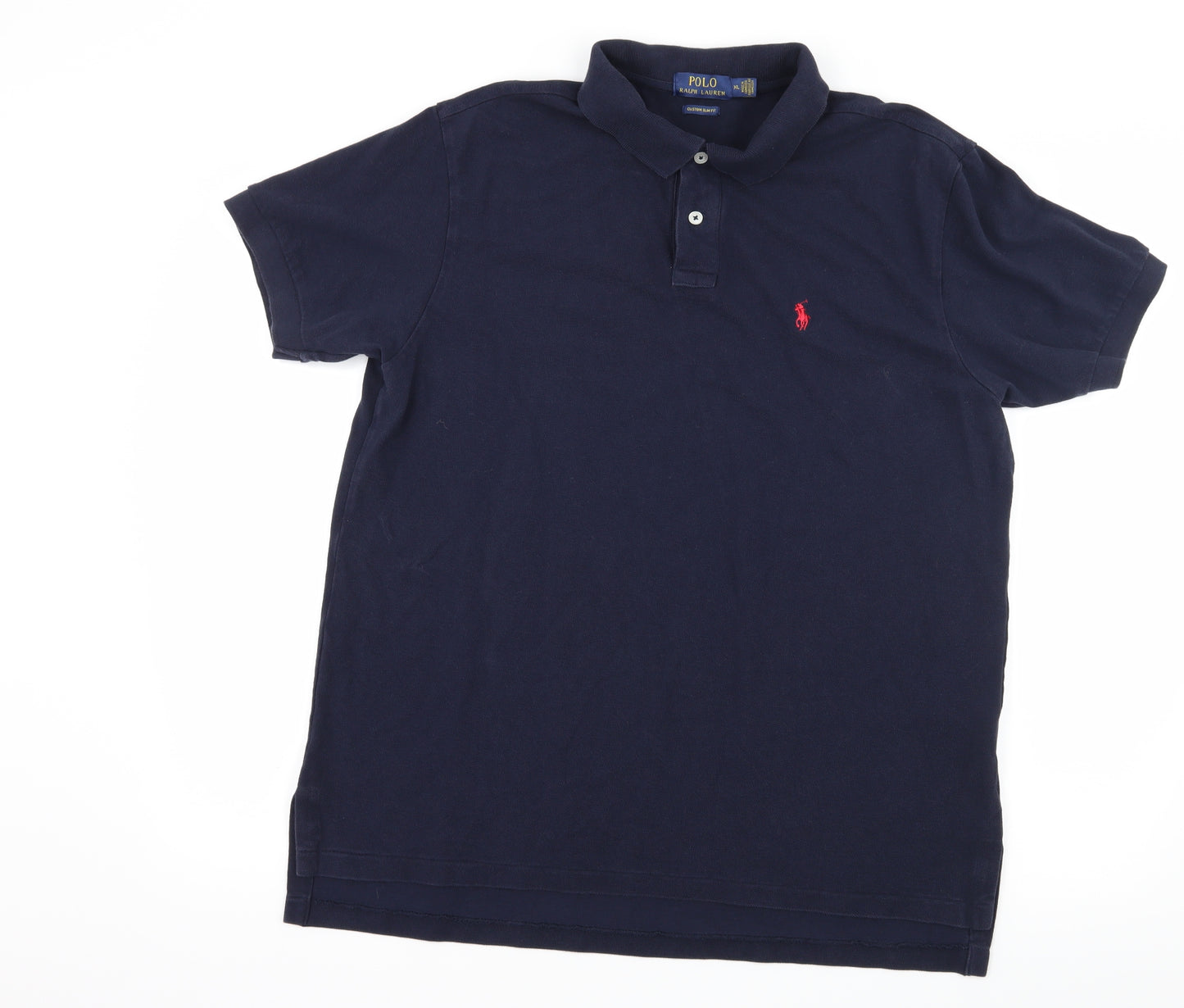 Polo Ralph Lauren Mens Blue  Jersey  Polo Size XL