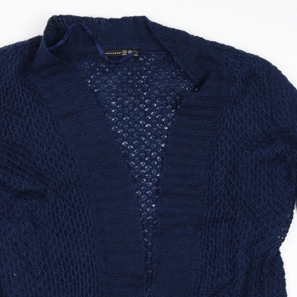 Atmosphere Womens Blue   Cardigan Jumper Size 12