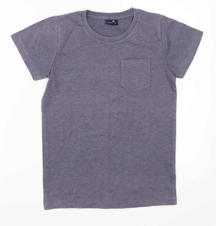 NEXT Boys Grey Basic T-Shirt Size 8 Years