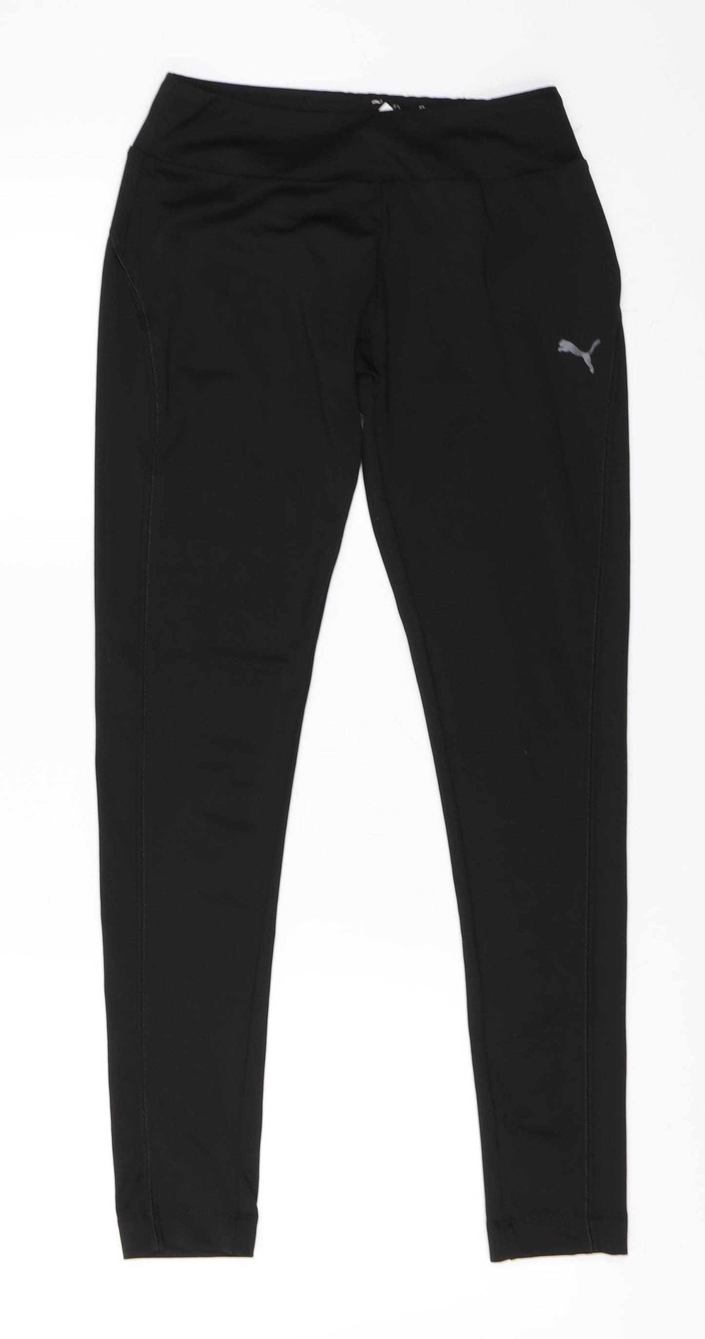 PUMA Womens Black   Compression Leggings Size XS L26 in