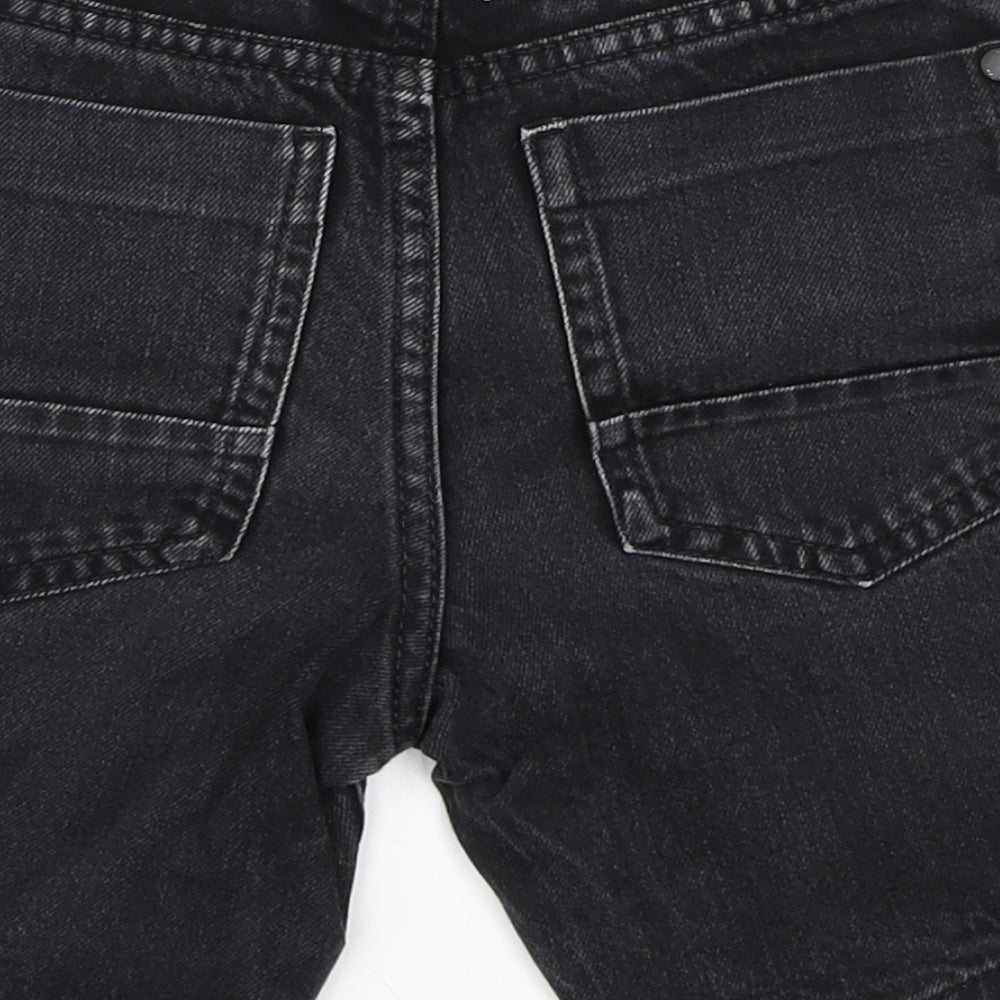 NEXT Boys Black  Denim Bermuda Shorts Size 6 Years