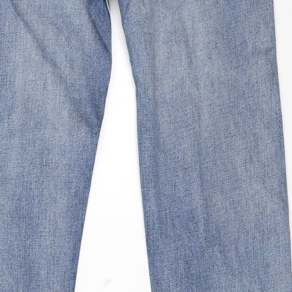 Levi's Mens Blue  Denim Straight Jeans Size 30 in L34 in