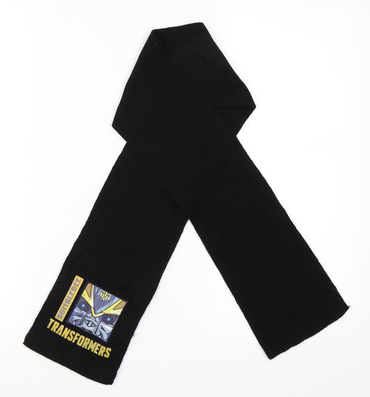 Preworn Boys Black   Scarf  One Size  - Transformers