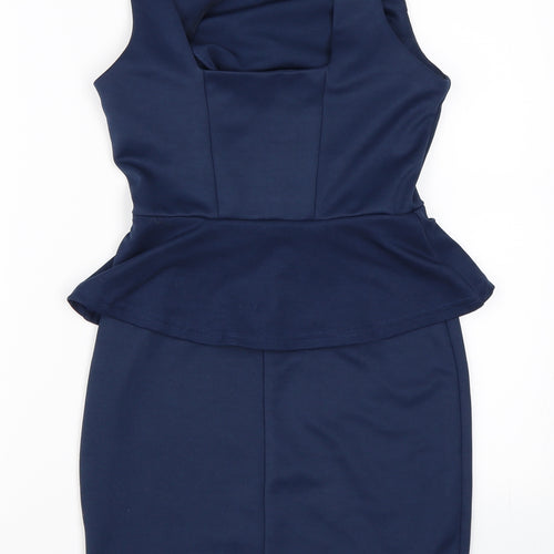 Primark Womens Blue   Pencil Dress  Size 10