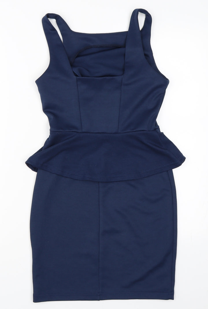 Primark Womens Blue Pencil Dress Size 10