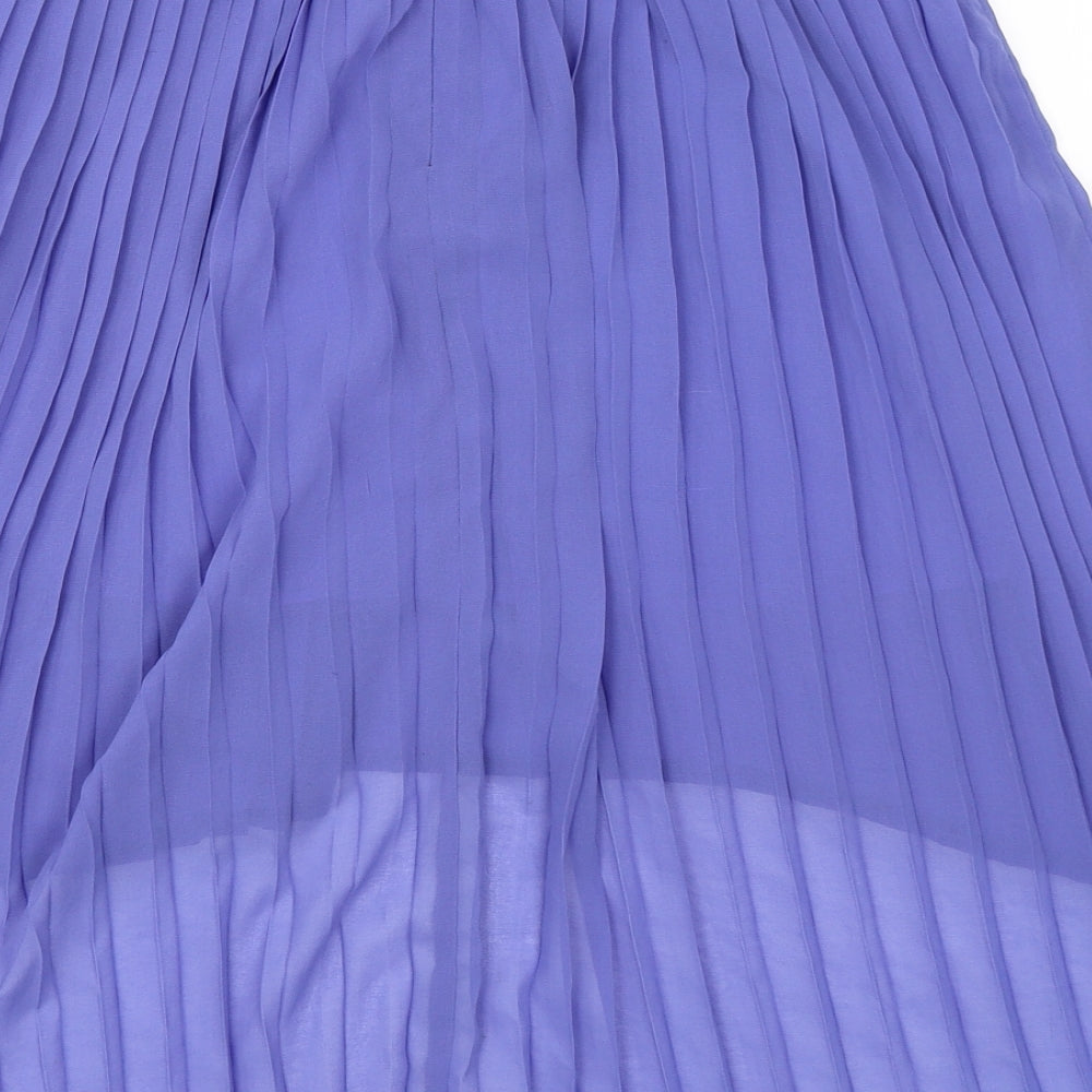 Glamourous Womens Purple   Flare Skirt Size 8