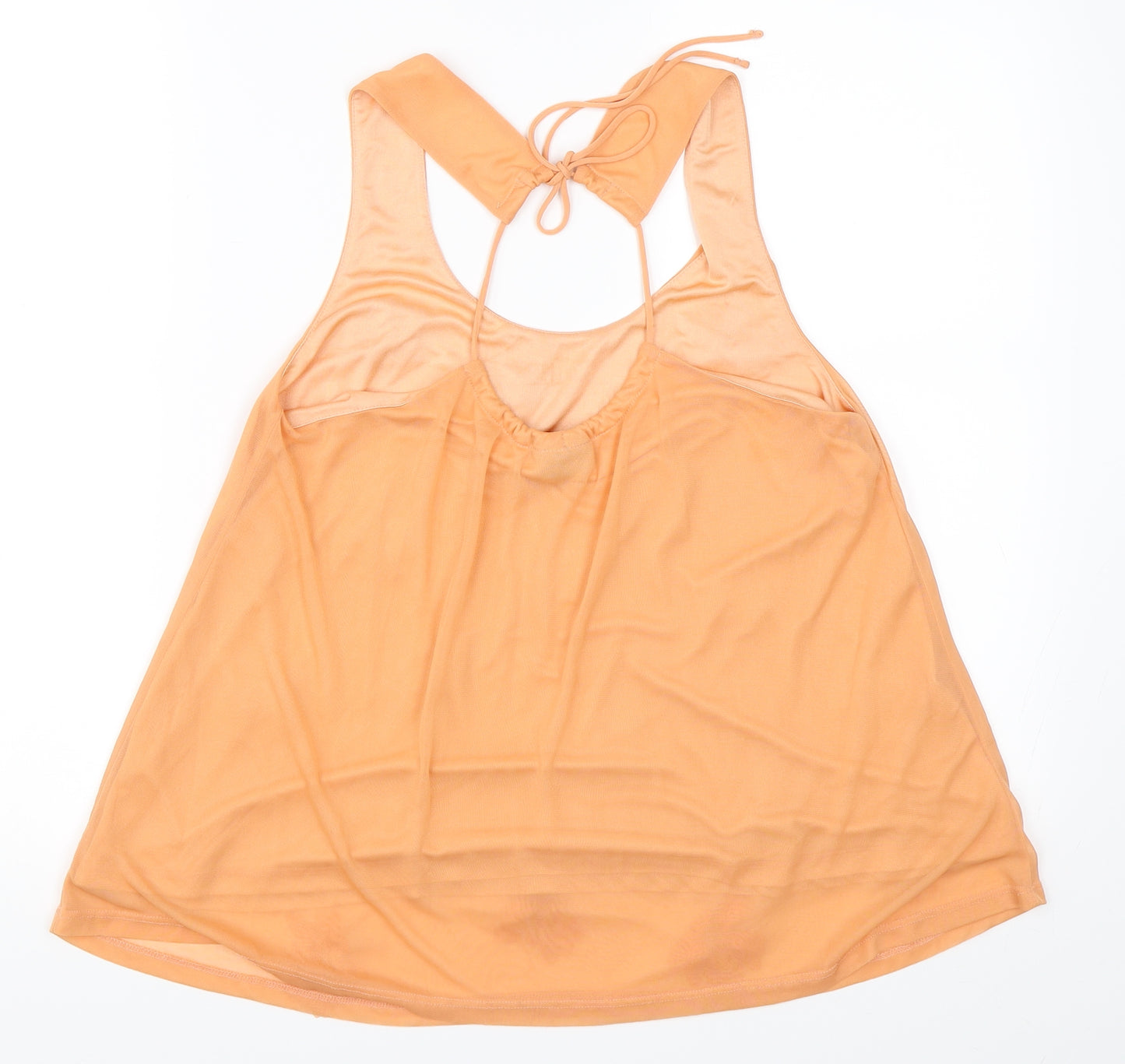 Topshop Womens Orange   Basic Blouse Size 10